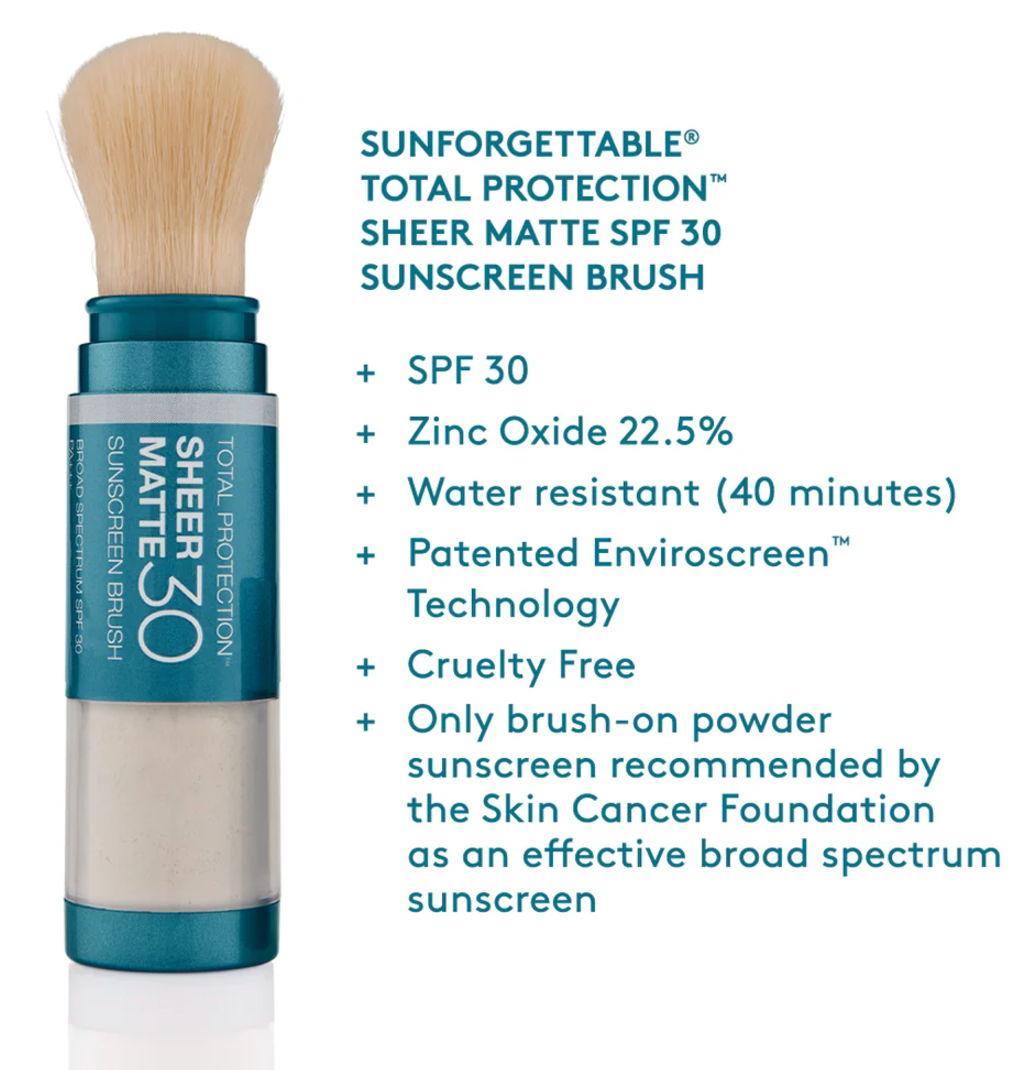 Sunforgettable® Total Protection® Sheer Matte SPF 30 Sunscreen Brush