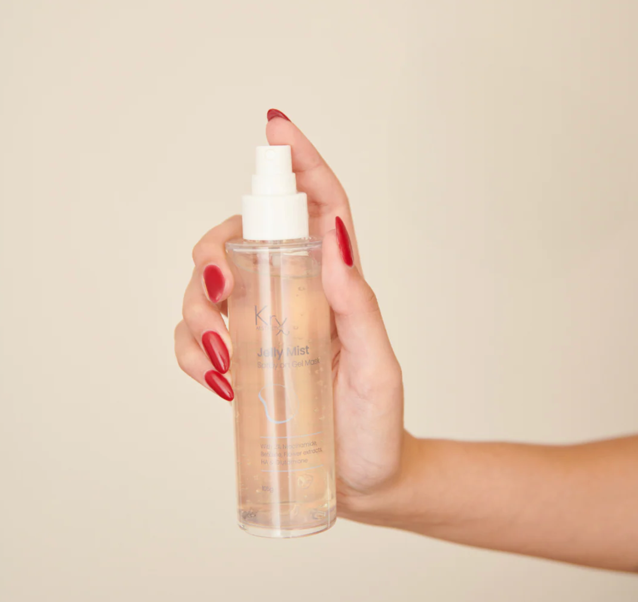 Jelly Mist Spray on Gel Mask