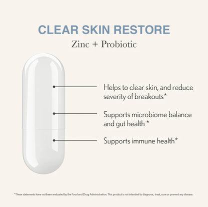 Clear Skin Restore Supplements