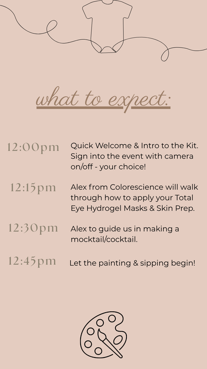 Virtual Paint & Sip Kit